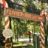 Entrance sign to the Flivver ride.