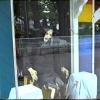 The Monster Motel Zombie in glass window which replaced the laughing clown - Video capture by Jay Ducharme