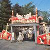 More elaborate and colorful entrance to Kiddie-land in the 1950's