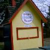 Front view of puppet theater in 1999