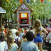 The first puppet theater in Kiddieland was an old converted ticket booth