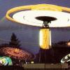 Post card of Whalom Park rides with Lights - Contributed by Paul Porter