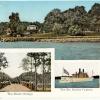 Post Card - View of the Lakefront (Lufkin House) McKinley Cruiser and Lake.  Contributed by Paul Porter